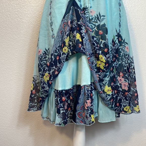 Yumi Kim Cocktail Dress, Teal, Women's Medium - Picture 5 of 13